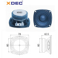 Bonito sonido de 78 mm Ferrite Magnet Speaker 15W 4OHM